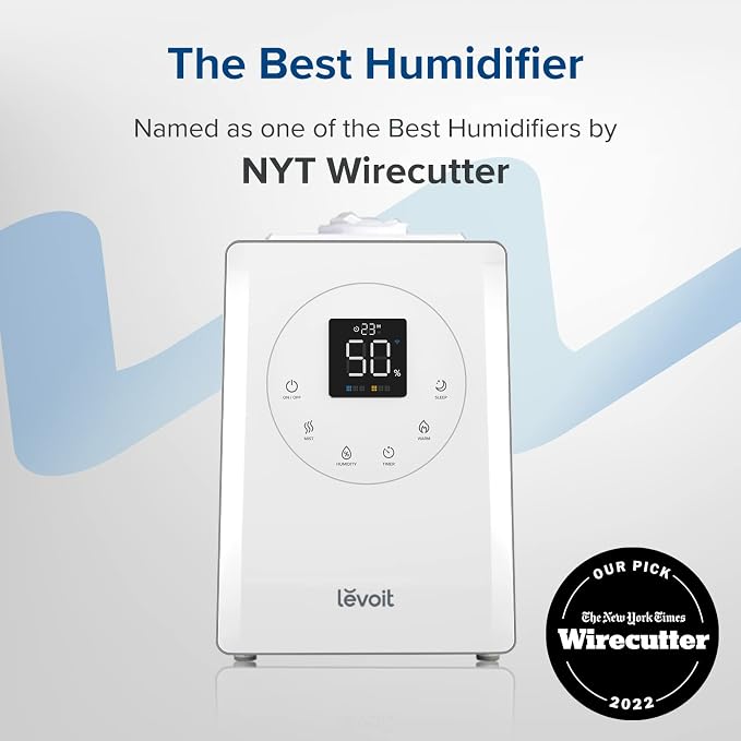 LEVOIT LV600S Smart Warm and Cool Mist Humidifiers for Home Bedroom Large Room, (6L) 753ft² Coverage, Quickly & Evenly Humidify Whole House, Easy Top Fill, App & Voice Control - Quiet Sleep Mode - Image 7