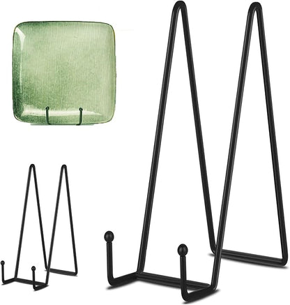 Decolore 3 Pack 14 Inch Black Plate Stand by Decolore