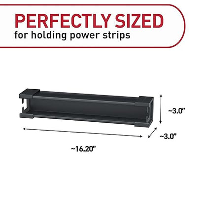 Command Power Strip Holder, 1 Tray and 8 Strips - Image 2