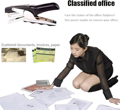 Stapler with 1000 Staples-Plier Stapler Save 60% Power, Good - Image 2