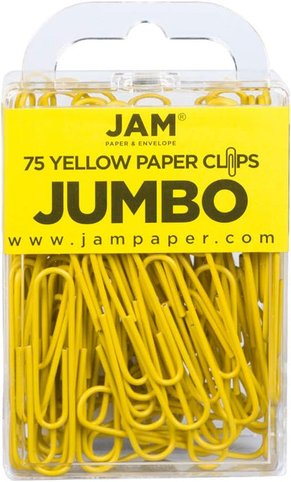 JAM PAPER Colorful Jumbo Paper Clips by JAMPaper