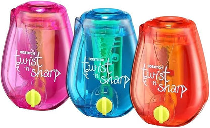 Bostitch Office Pencil Sharpener, Twist-N-Sharp, Easy Open Tray, Works by BostitchOfficeProducts