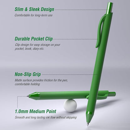 50 Pack Green Ink Pens - Image 2