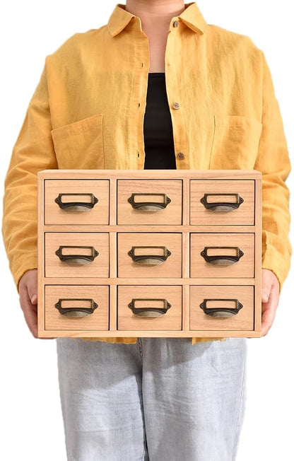 KIRIGEN Wooden Desk Storage Cabinet - Image 8