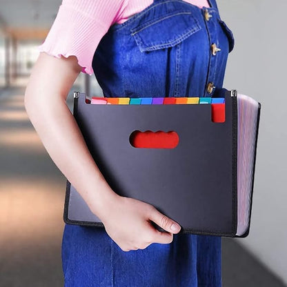 36 Pockets Expanding File Folder, Large Capacity Portable Document Organizer A4 - Image 5
