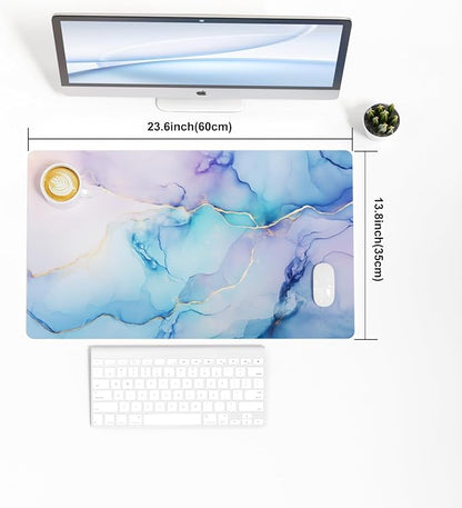 QIYI Large Mouse Pad, PU Leather Desk Mat - Image 7