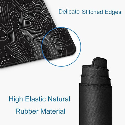 Gaming Mouse Pad, Large Topographic Mouse Pads - Image 3