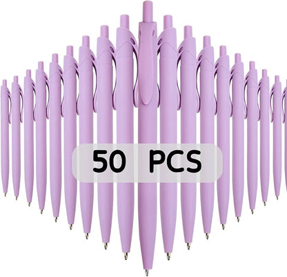BallPoint Pens, 50 Pack, Bulk Pens, Click Pens by Wiaziert