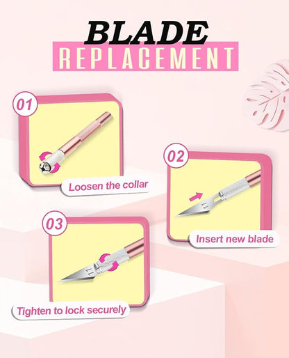 DIYSELF 1 Pcs Craft Hobby Knife Exacto Knife - Image 6