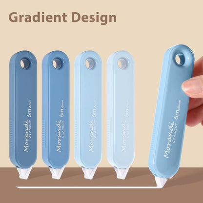 5-Piece Correction Tapes, Aesthetic Cute White Pull Out Tape, Quick Dry - Image 3