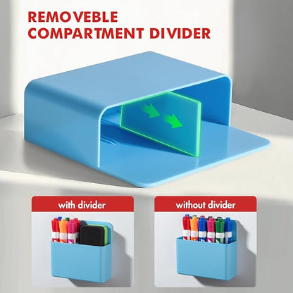 BEYGORM 2 Pack Plastic Magnetic Pen Holder - Image 4