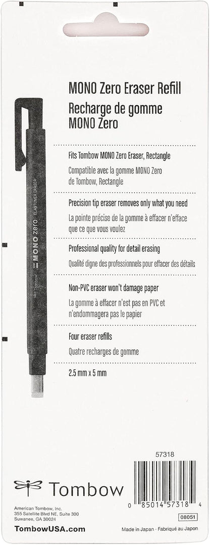 Tombow 57318 MONO Zero Eraser Refill Value Pack - Image 2