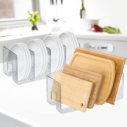 SAYEEC Acrylic File Holder, Sturdy Desktop File Folder Organizer Rack - Image 5
