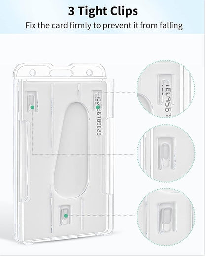 Pawfly 10 Pack Vertical 2-Card Badge Holders - Image 7