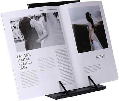 KLOUD CityBlack Metal Desktop Document Book Holder - Image 3