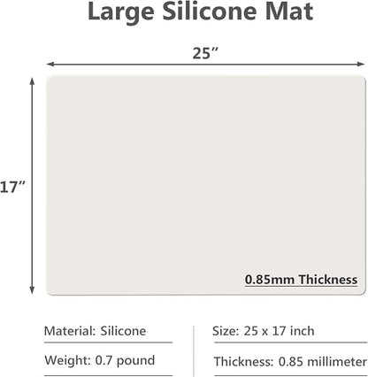 Gartful 25"x 17"x 0.03" Silicone Mats - Image 2