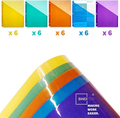 Binditek 30 Pack Poly Slash File Jackets - Image 3