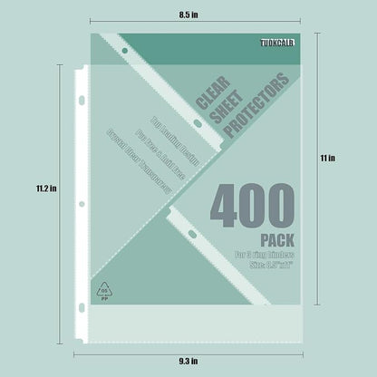 400 Pack Clear Sheet Protectors - Image 2