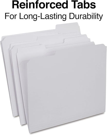 Staples File Folder, Letter Size, Reinforced 3‑Tab Design - Image 3