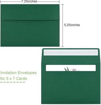 50 Packs 5x7 Envelopes, A7 5x7 Envelopes - Image 2