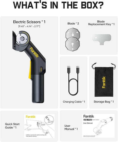 Fanttik C10 Pro BowGuide Electric Cardboard Cutter, Cordless Scissors - Image 9