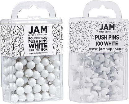 JAM PAPER Colorful Push Pins - Image 2