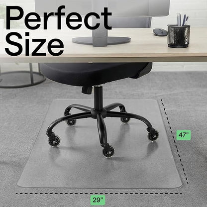 GORILLA GRIP Slip Resistant Clear Office Chair Mat - Image 6