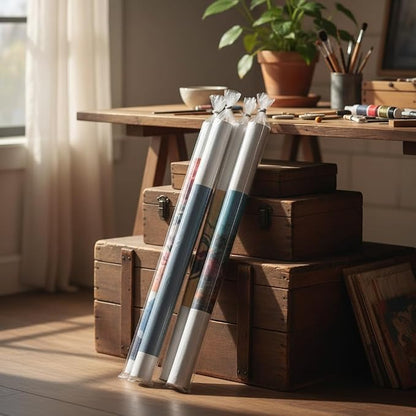 20PCS 4" x 30" Extra Long Clear Plastic Sleeves - Image 6