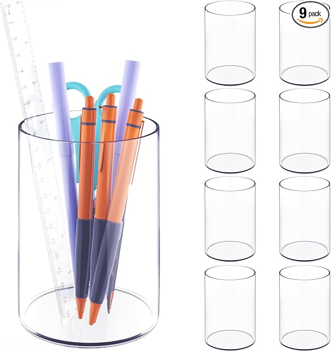 Clear Acrylic Desk Organizer Set by NiOffice