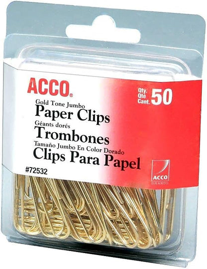 ACCO Paper Clips, 50 Clips/Box - Image 2