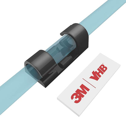 Cable Clips with Strong Self-Adhesive, XIAOXI Cable Management TV PC Wire by ProfessionalCableManager