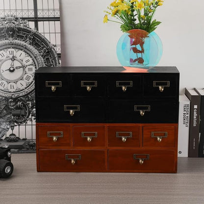 Apothecary Drawers Wooden Storage Box - Image 7