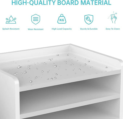 Multi-Tier Wood Desk File Organizer - Image 3