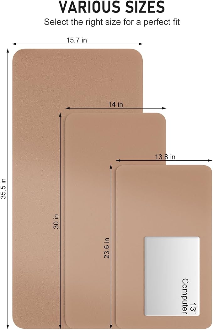 Desk Pad, Waterproof Laptop Computer Writing Mat - Image 6