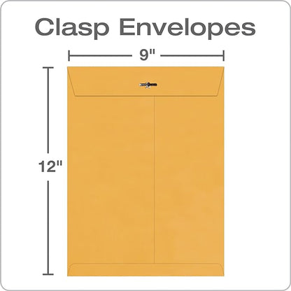 Quality Park 9 x 12 Clasp Envelopes - Image 3