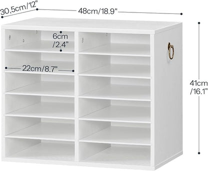 HOOBRO Literature Organizers, 12 Compartments Office Mailbox - Image 2