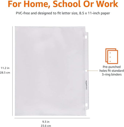 Amazon Basics Heavy Duty Non-Glare Sheet Protector - Image 6
