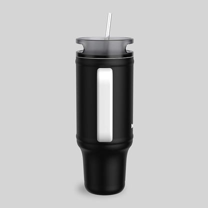 bubba 40 oz Insulated Stainless Steel Tumbler with Handle and Straw - Leakproof, Dishwasher Safe, Cup Holder Tumbler, Lead-Free and BPA-Free, Office Siren - Image 2