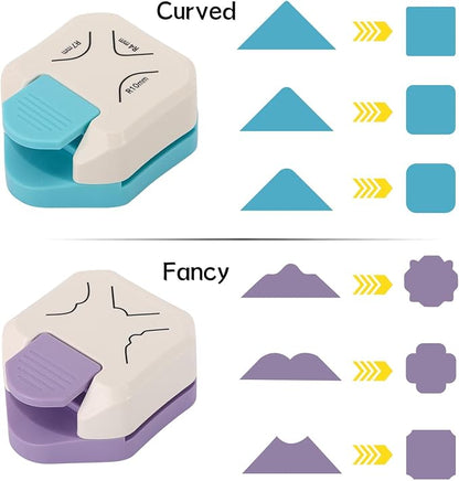2PCS Paper Corner Rounder, Corner Punch 3 in 1 Corner Cutter - Image 6