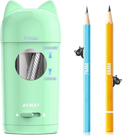 AFMAT Electric Pencil Sharpener, Fully Automatic Pencil Sharpener by AFMAT