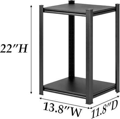Printer Stand, Metal Shelving Adjustable Storage Shelves, printer table Office - Image 2