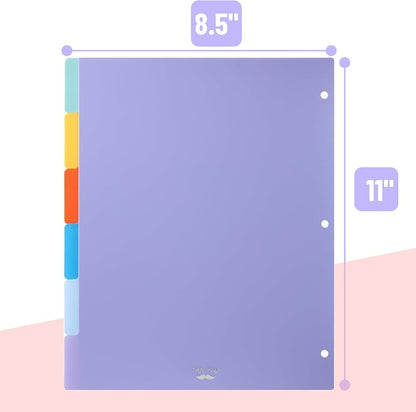 Mr. Pen- Dividers for 3 Ring Binder, 2 Sets, 6 Pack/Set, Binder Dividers - Image 3