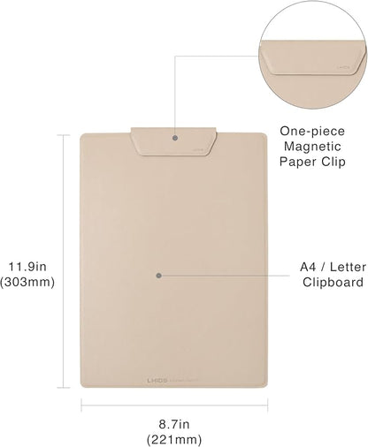 LHiDS Magnetic Clipboard – Slim Leather Writing Board - Image 6