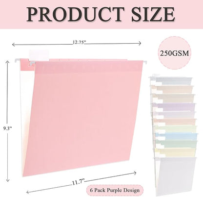48 Pack Hanging File Folders Letter Size - Image 2