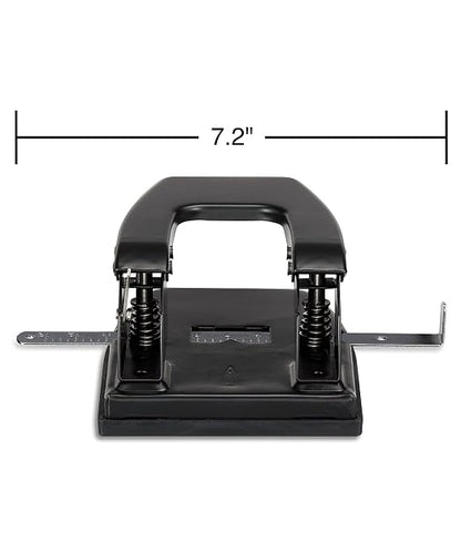 1InTheOffice 2 Hole Punch, Paper Puncher, Low Force Required, Jam Resistant - Image 2