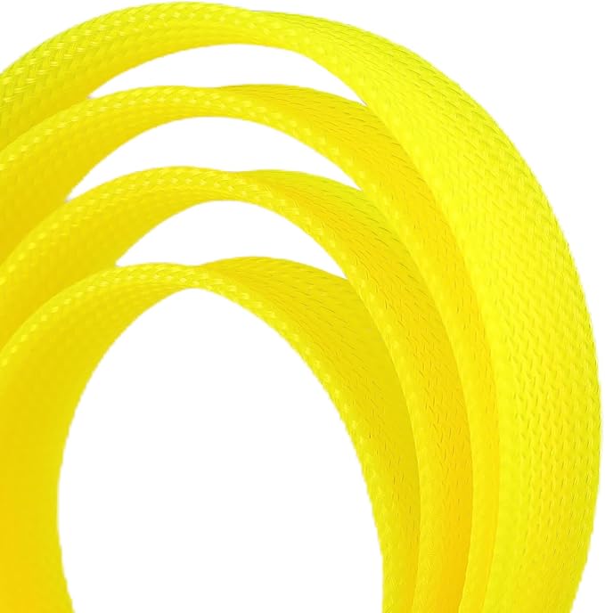 25ft PET Expandable Braided Cable Sleeve 1/4inch Pet Braided Cable Sleeve - Image 2
