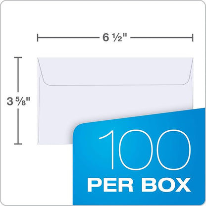 Quality Park #6 3/4 Self-Seal Security Envelopes, Security Tint and Pattern - Image 4