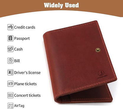 Jack&Chris Genuine Leather Passport Holder - Image 5