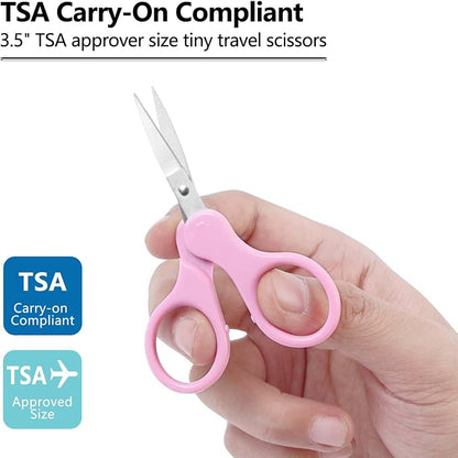 3.5" Sharp Small Craft Scissors all Purpose, Precision Straight and Curved Fine - Image 2