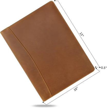 Jack&Chris Leather Portfolio, A4 Document Folder Legal Pad Padfolio, - Image 4
